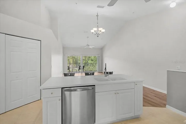 laundry to the left and stairwell to the right