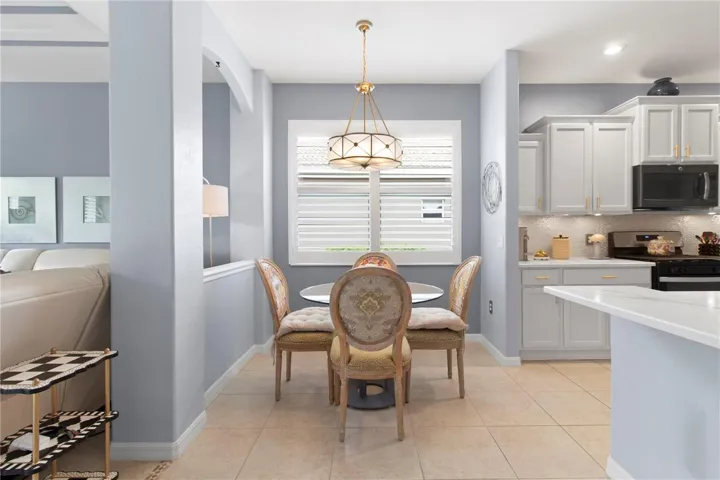 Kitchen eating area