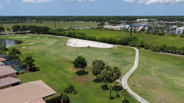 View to golf course