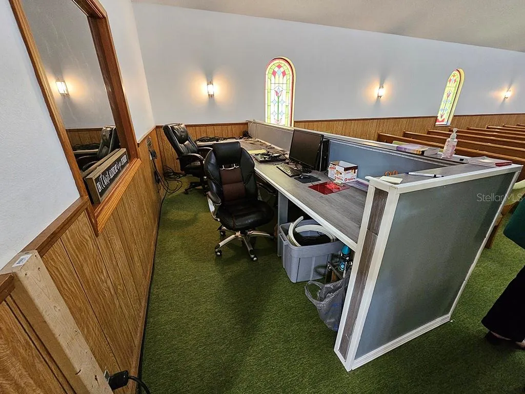 TECH AREA WITH AUDIO EQUIPMENT