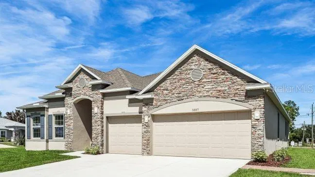 Model home - actual features may vary.