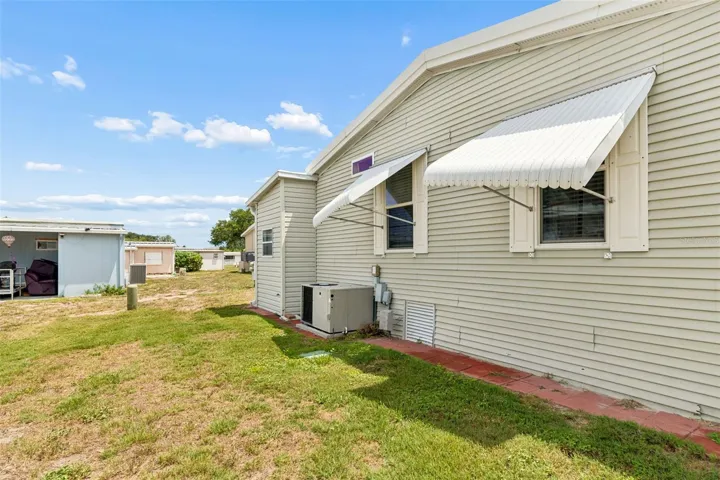 Rear of home