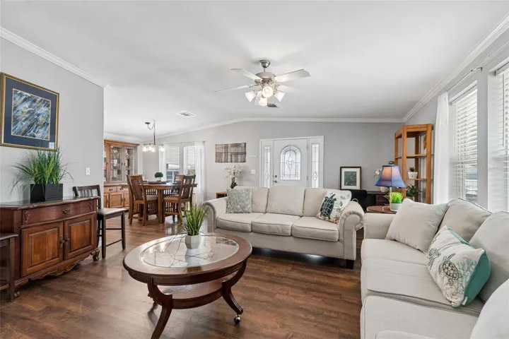 Living room and Dining room combo