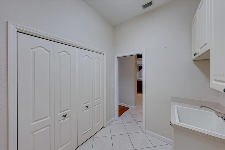 Large Inside Laundry Room with Extra Storage