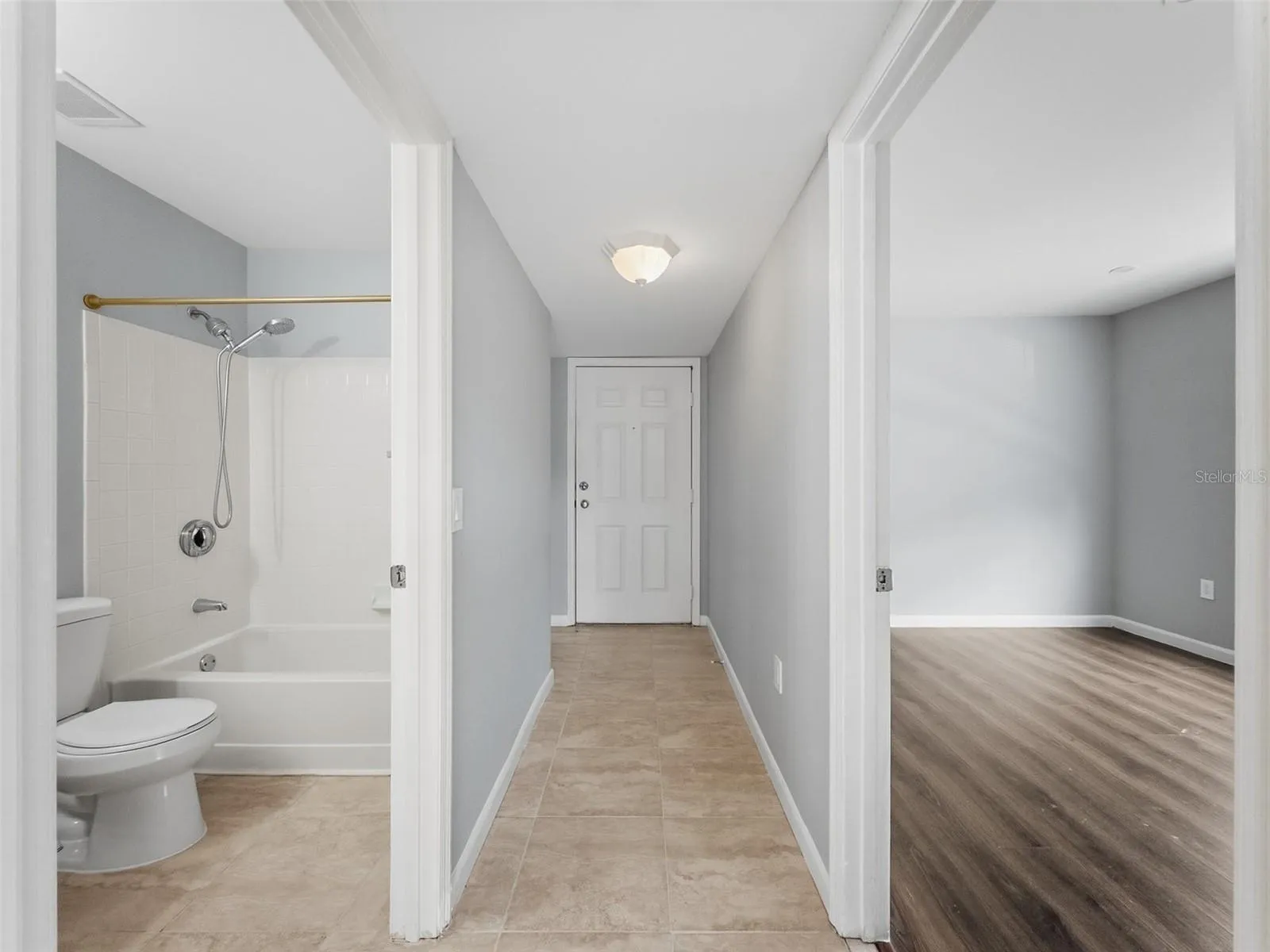 View of Hall from Bedroom 2 - 9481 Highland Oak Drive #1502, Tampa, FL 33647