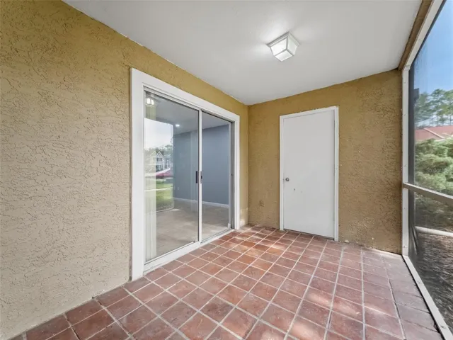 Screened Patio with Storage - 9481 Highland Oak Drive #1502, Tampa, FL 33647