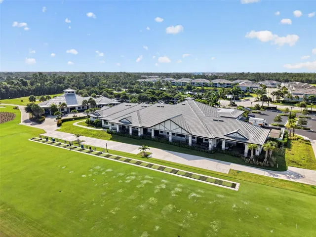 Back of Clubhouse and driving range