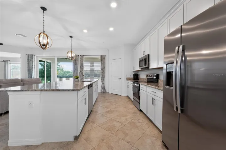 Amazing natural light with views of the course!