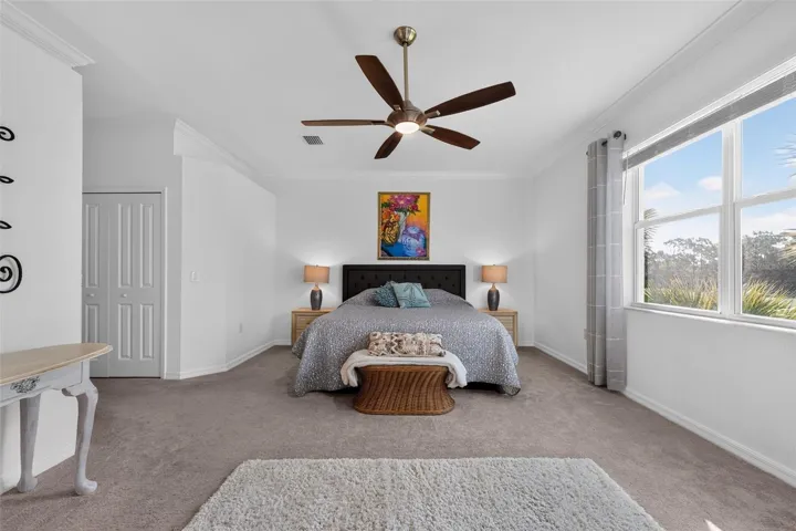 Primary Bedroom  - spacious and views of golf course!