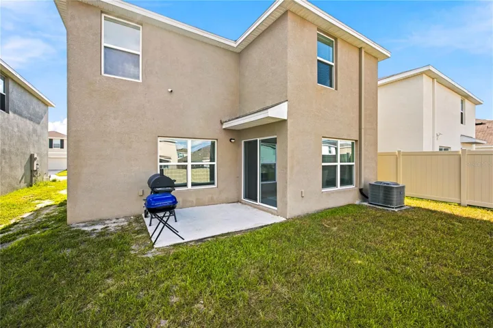 Rear of Home + Patio