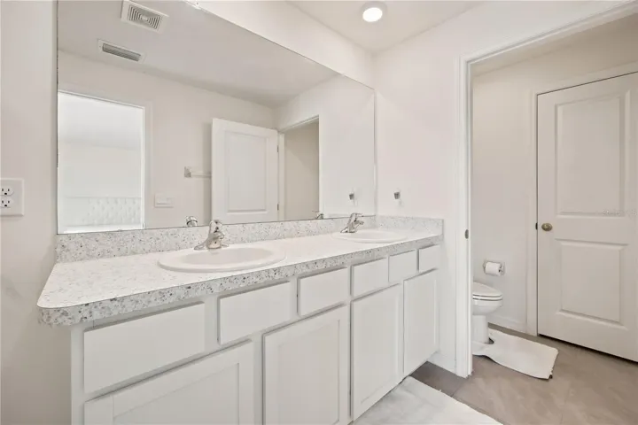Primary Suite Bathroom Double Vanity