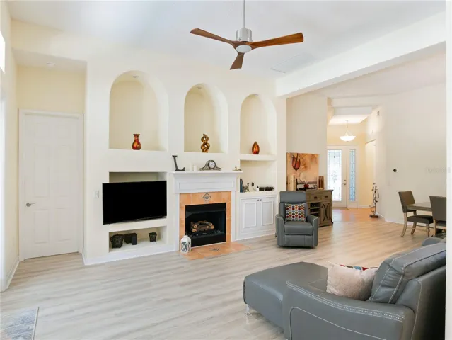 Built in entertainment center
