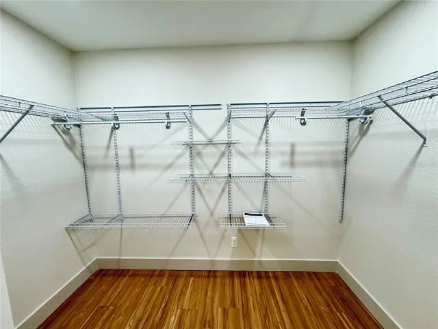 Primary walk in closet