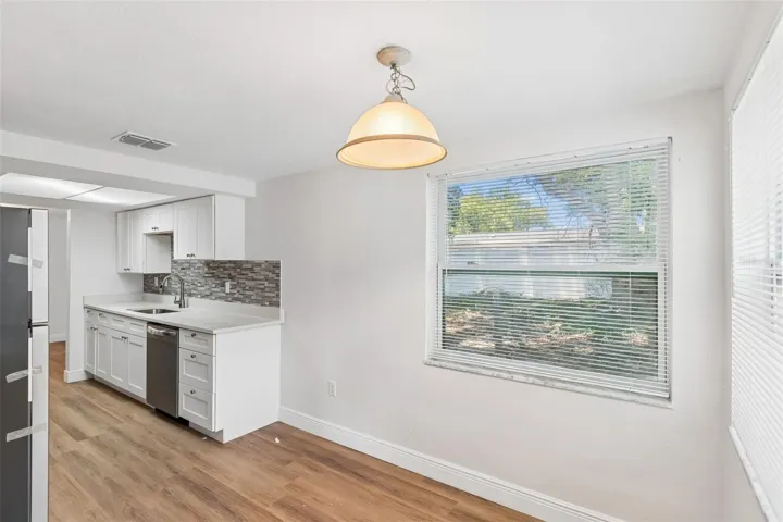 Kitchen eat in area