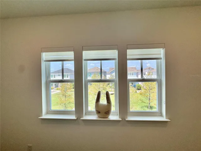 front facing bedroom view
