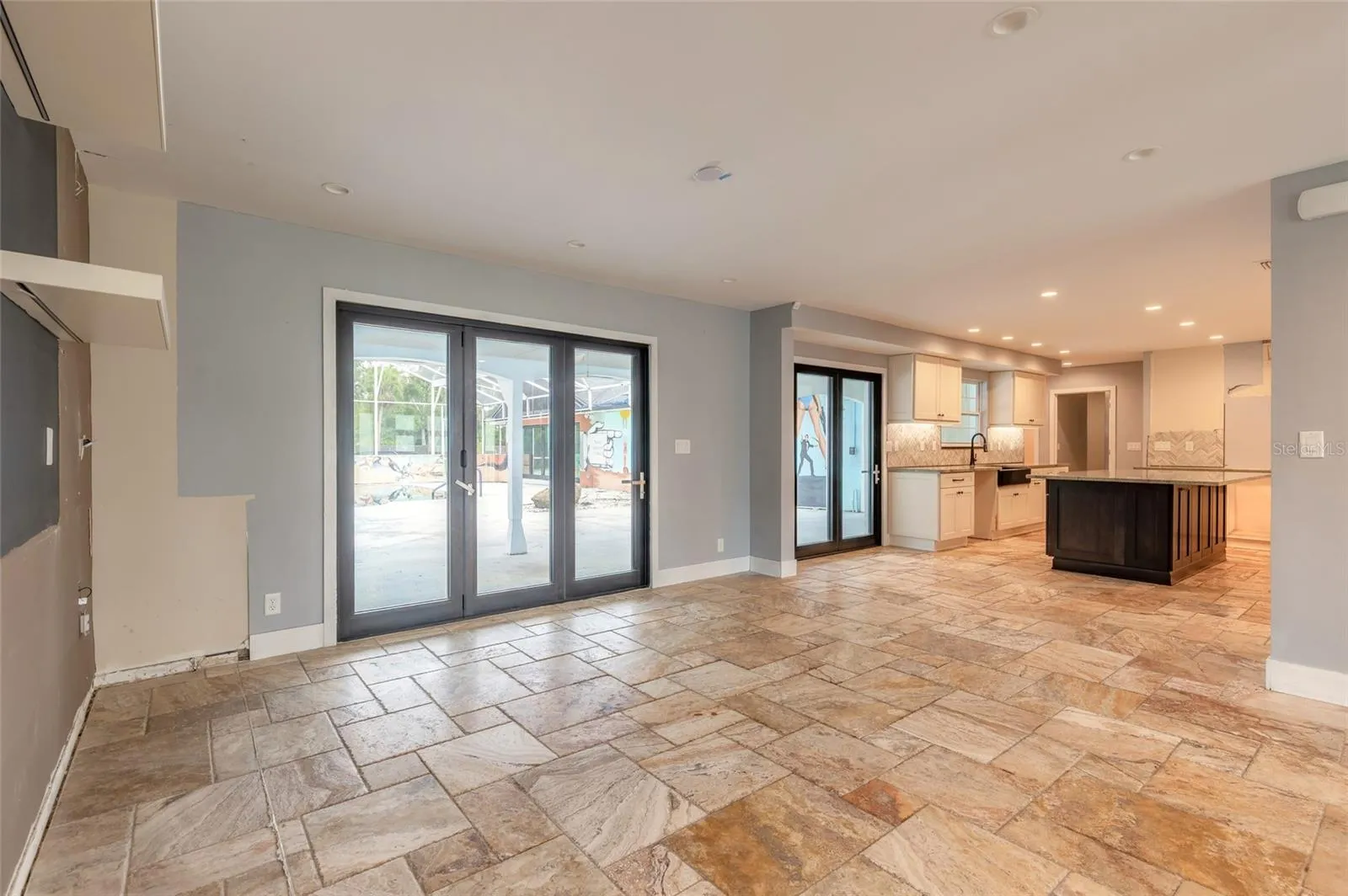 Family Room to Pool Deck