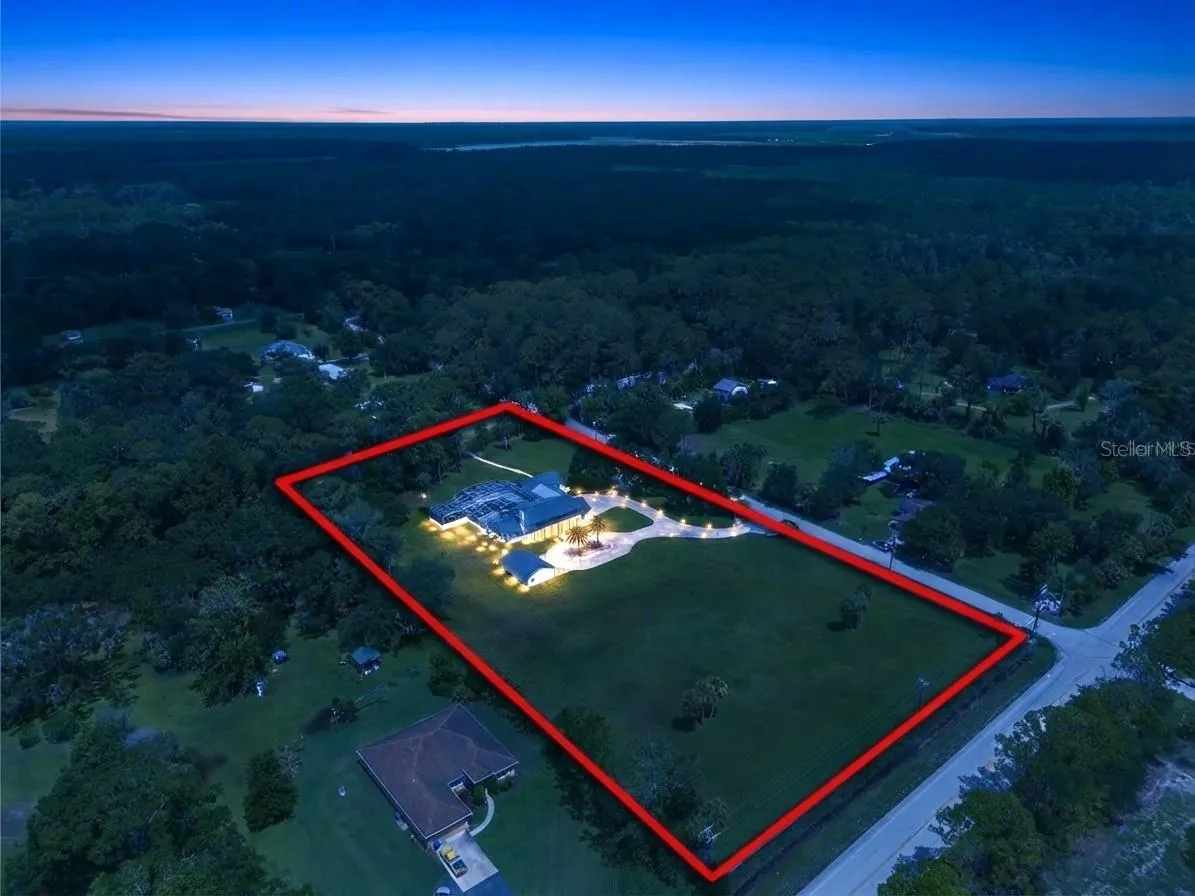Nightime Aerial View