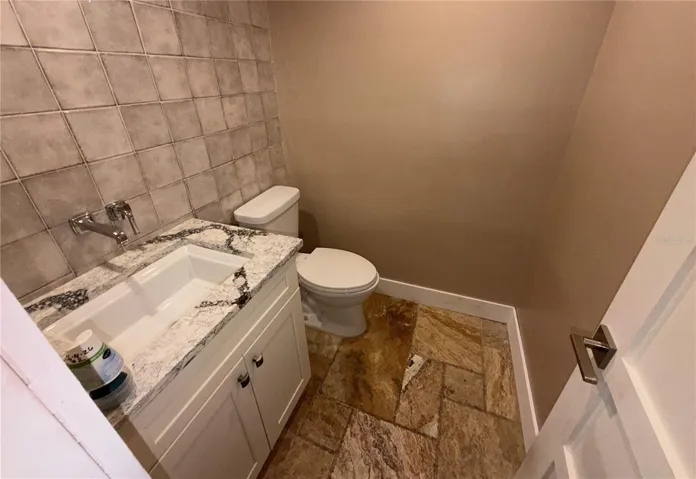 Half Bath off Kitchen