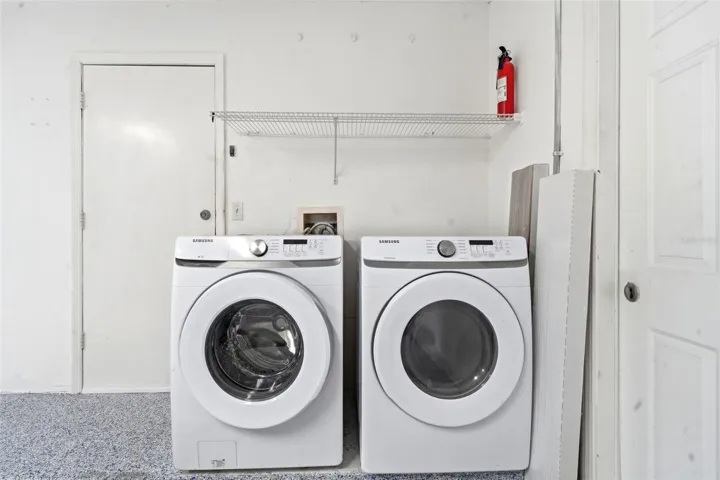 Garage in Laundry