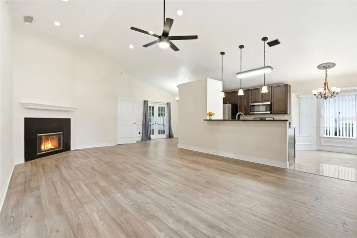 Living room and Kitchen