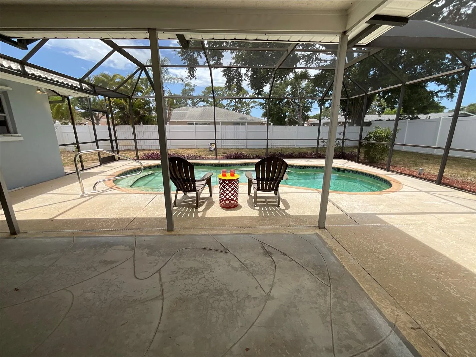 Relax by the pool catching some rays or move under the covered lanai to avoid the direct sunlight