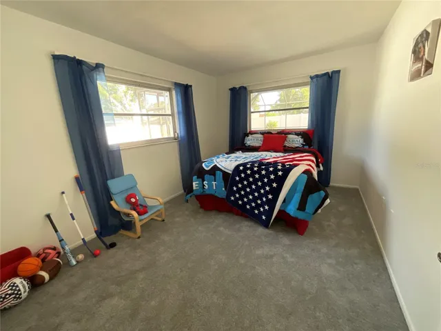 Spacious bedroom