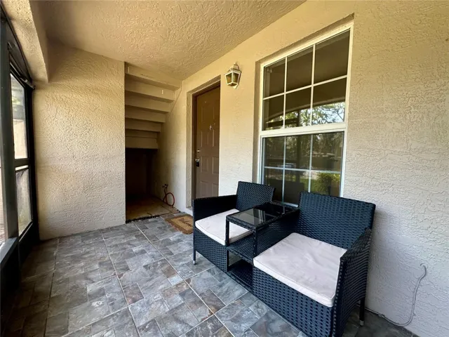 Lanai storage area