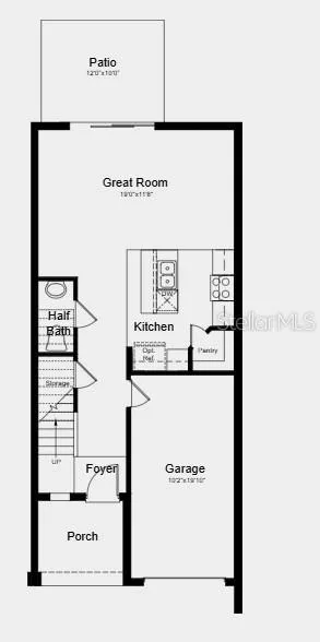 Floor 1 - Additional Highlights Include: upgraded tile on 1st floor, upgraded carpet, upgraded quartz countertops and cabinets, blinds, and all appliances included