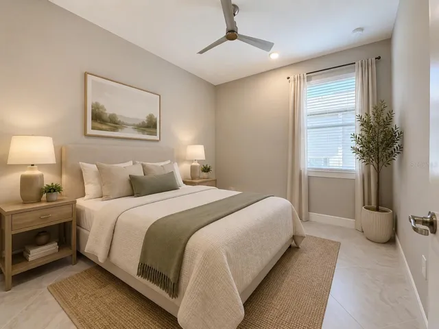 Staged Bedroom