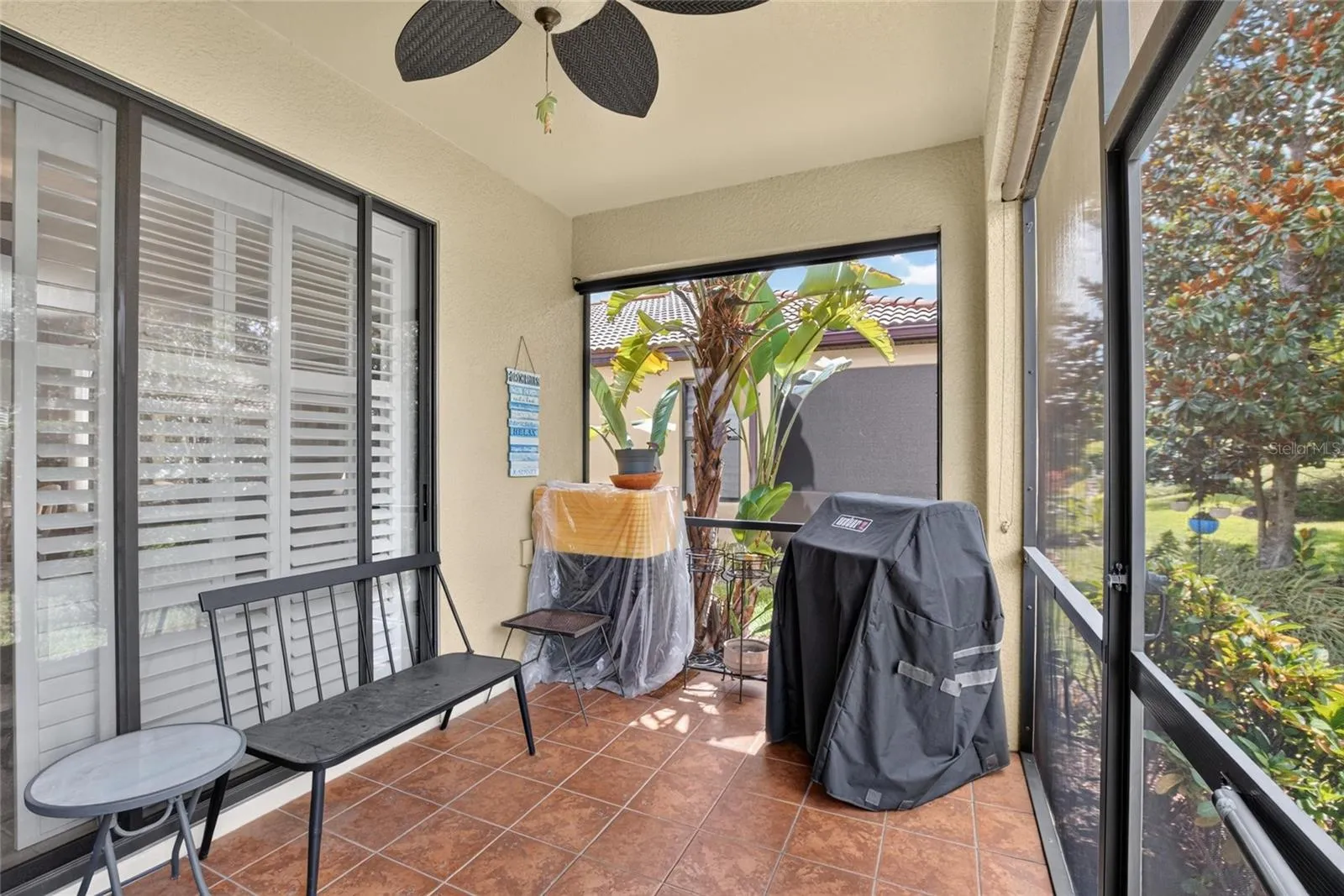 Tiled lanai