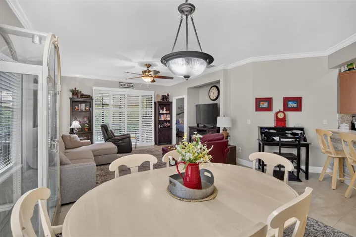 Dining area/living room