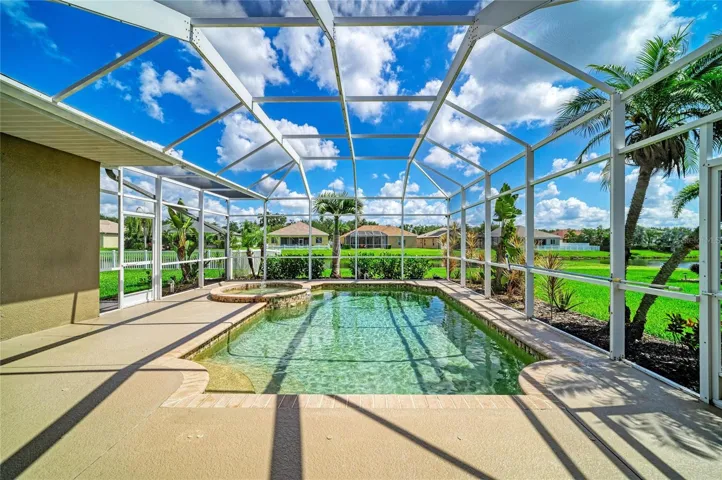 Lanai, pool, spa.