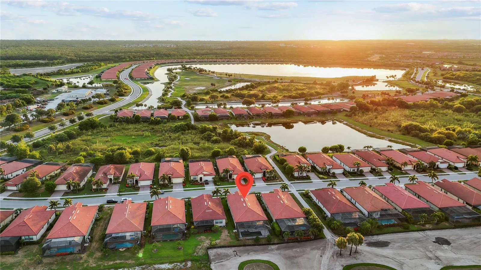 Aerial View of the Home &amp; Community