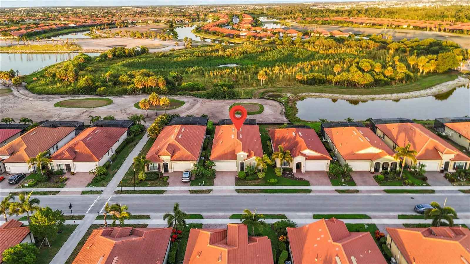Aerial View of the Home