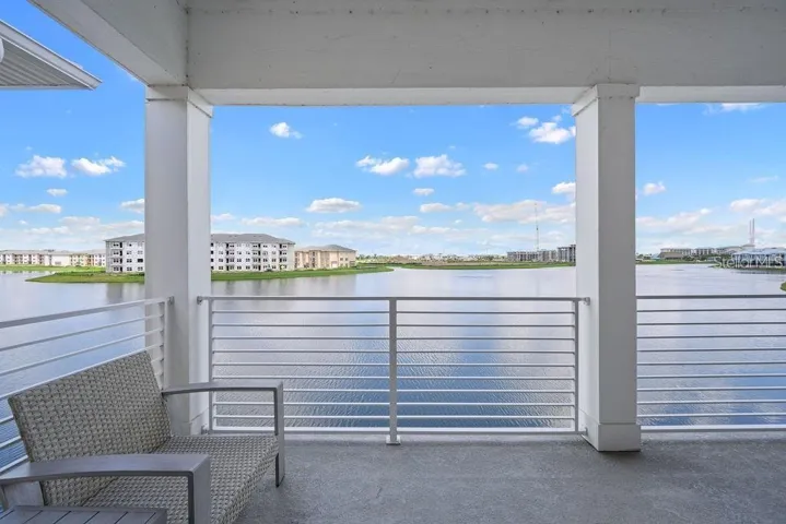 Second Floor Patio/balcony overlooking water