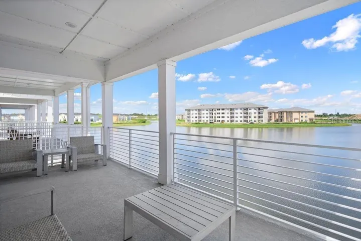 Second Floor Patio/balcony overlooking water