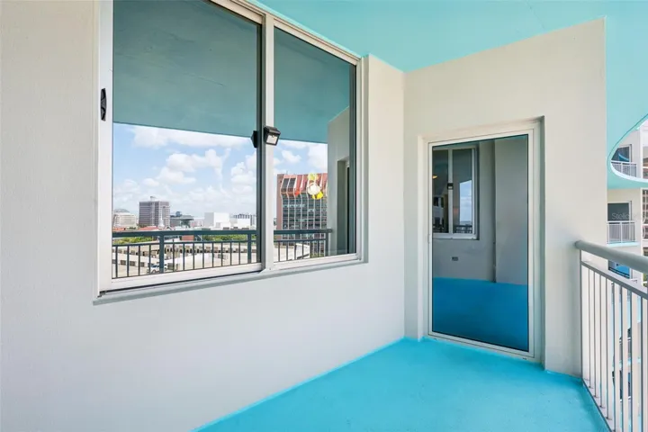 Large balcony
