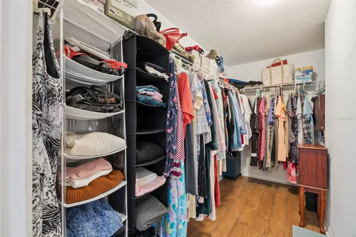 Primary closet