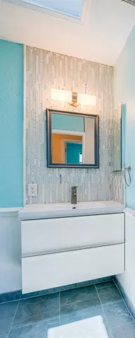 Beautiful tile features
