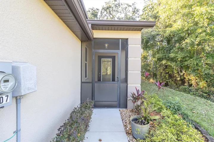 Screened Entrance Door