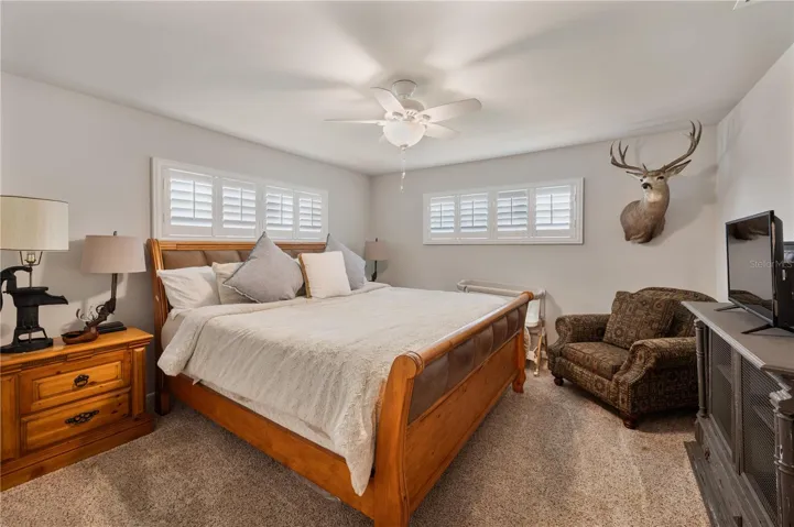 Bedroom #2 is over sized and has a nice sized built in closet