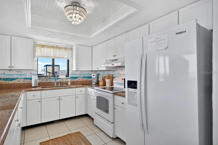Tray Ceiling in Kitchen