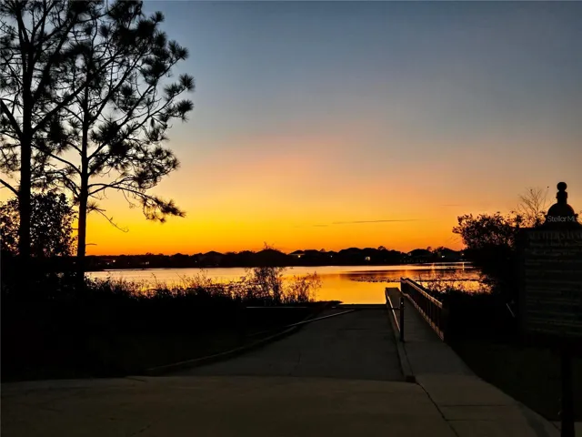 Sunset over Lake Hancock