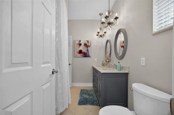 2nd bath Jack and Jill between bedrooms 2 and 3