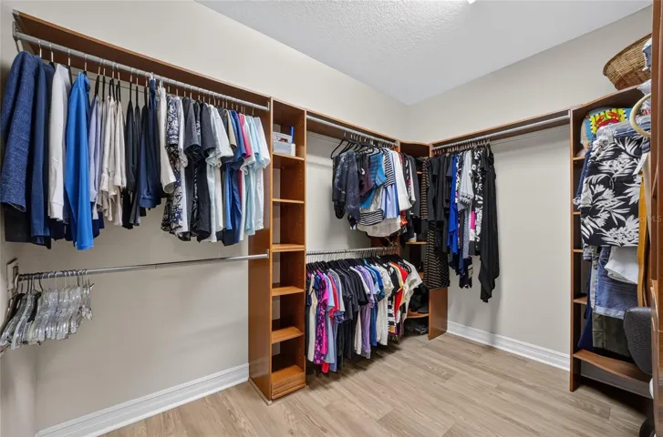 Primary bedroom with Huge walk in closet ensuite