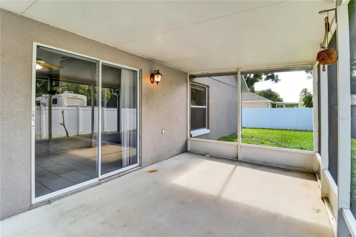 Rear Covered Patio