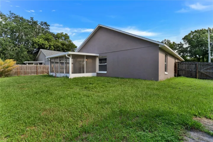 Fenced Backyard