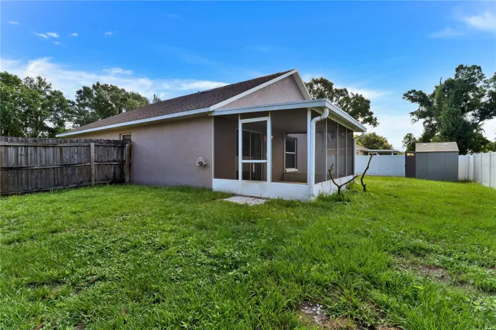 Fenced Backyard