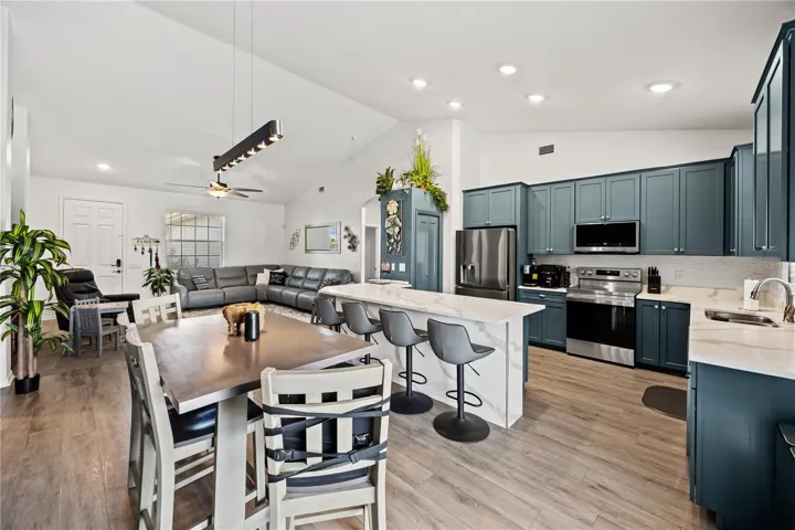 update kitchen (view from dining room)