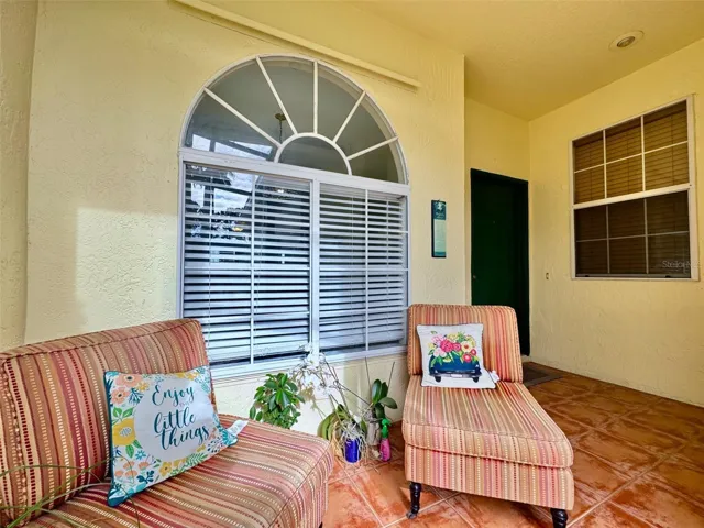 Screened front porch